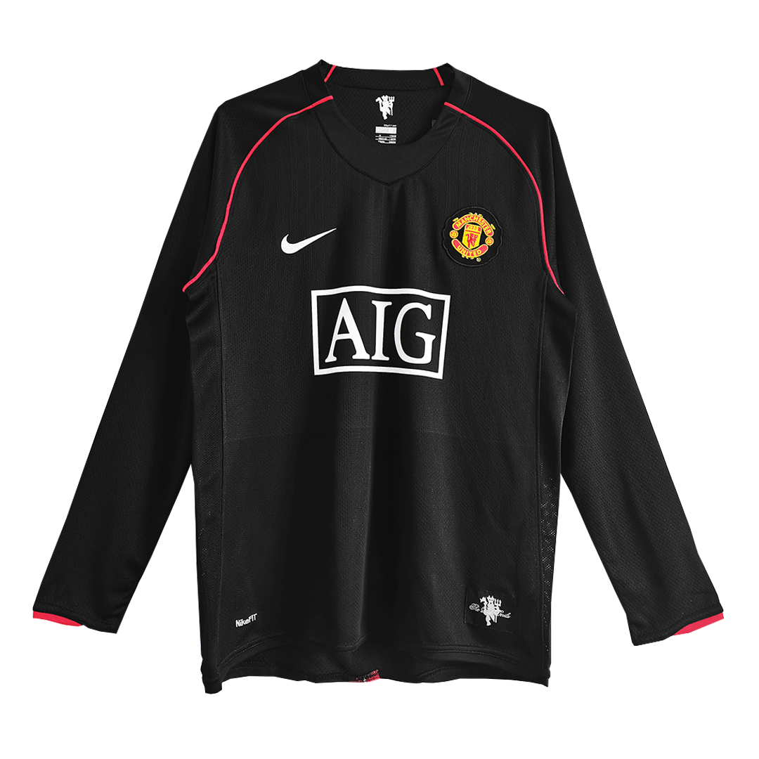 Manchester United Jersey 2007/08 Away Retro - Long Sleeve - ijersey