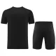 Customize Team Jersey Kit(Shirt+Short) Black&Yellow AD02 - ijersey