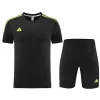 Customize Team Jersey Kit(Shirt+Short) Black&Yellow AD02 - ijersey