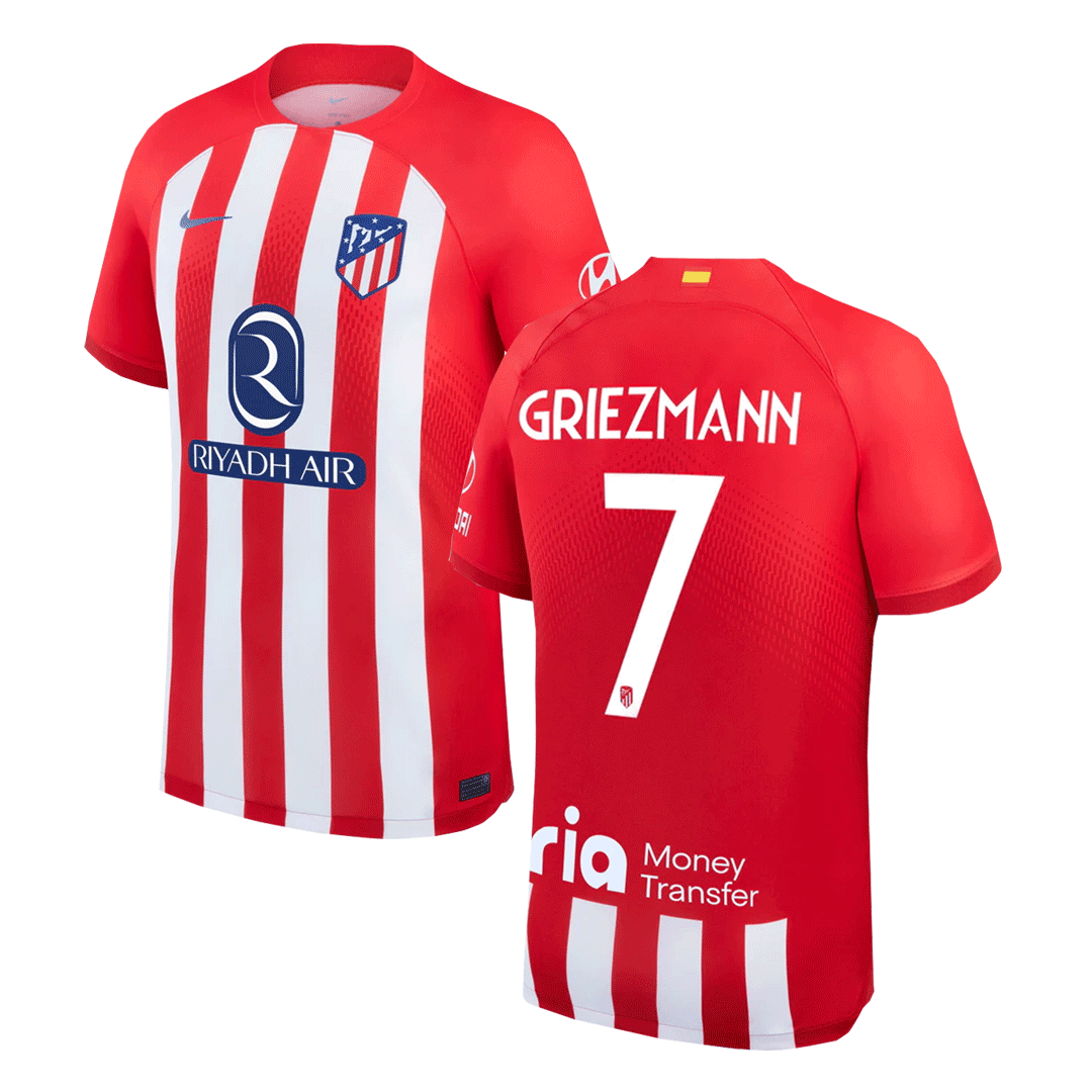 GRIEZMANN #7 Atletico Madrid Jersey 2023/24 Home - UCL - ijersey