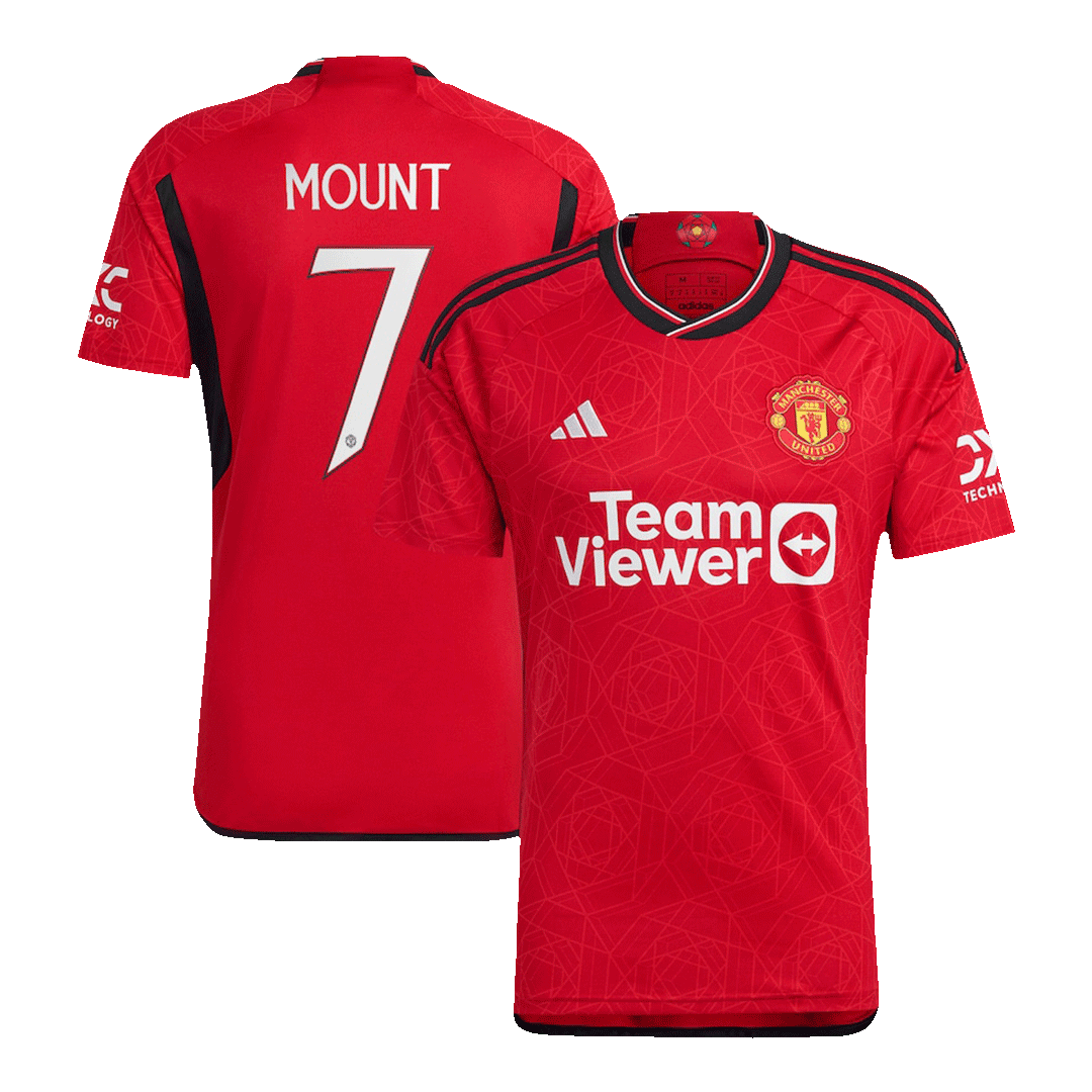 MOUNT #7 Manchester United Jersey 2023/24 Home - UCL - ijersey