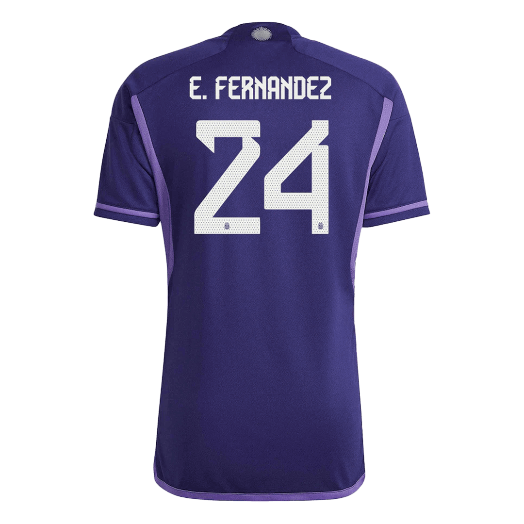 E. FERNANDEZ #24 Argentina Jersey 2022 Away World Cup -THREE STARS - ijersey