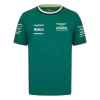Aston Martin Aramco F1 Racing Team T-Shirt 2024 Green - ijersey