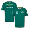 Aston Martin Aramco F1 Racing Team T-Shirt 2024 Green - ijersey
