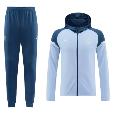 Manchester City Hoodie Tracksuit 2024/25 - Blue - ijersey