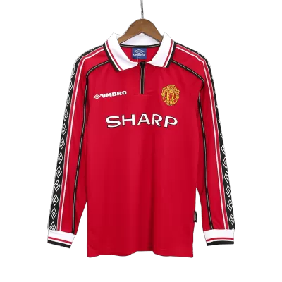 Manchester United Jersey 1998/99 Home Retro - Long Sleeve - ijersey