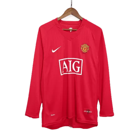 RONALDO #7 Manchester United Jersey 2007/08 Home Retro - Long Sleeve - ijersey