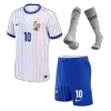 Youth MBAPPE #10 France Jersey Whole Kit EURO 2024 Away - ijersey