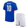 Youth MBAPPE #10 France Jersey Kit EURO 2024 Home - ijersey