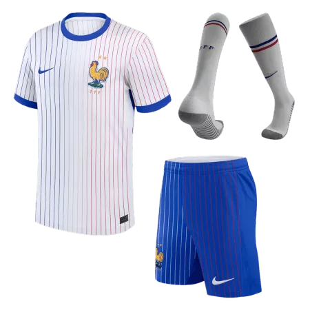 Youth France Jersey Whole Kit EURO 2024 Away - ijersey