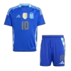 Youth MESSI #10 Argentina Jersey Kit 2024 Away - ijersey