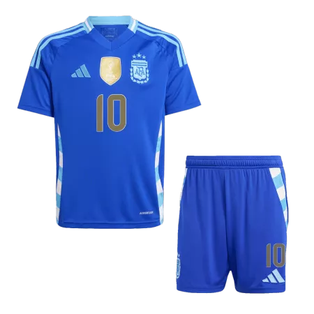 Youth MESSI #10 Argentina Jersey Kit 2024 Away - ijersey