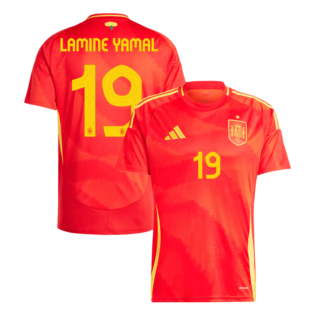 LAMINE YAMAL 19 Spain Jersey EURO 2024 Home IJERSEY