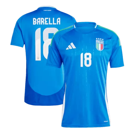 BARELLA #18 Italy Jersey EURO 2024 Home - ijersey