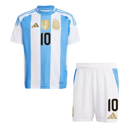 Youth MESSI #10 Argentina Jersey Kit Copa America 2024 Home - ijersey