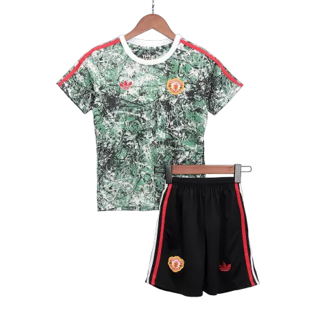 Youth Manchester United x Stone Roses Jersey Kit 2023/24 - ijersey