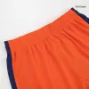 Netherlands Soccer Shorts 2024 Home - ijersey