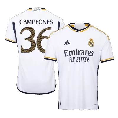 CAMPEONES #36 Real Madrid Jersey 2023/24 Authentic Home - ijersey