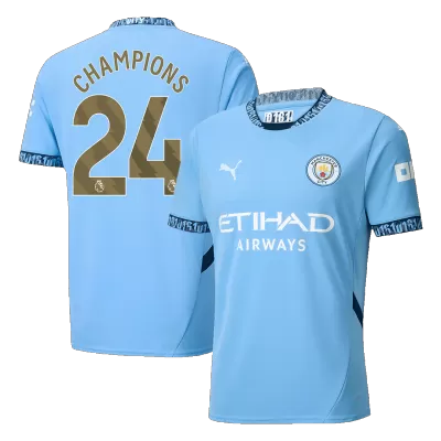 CHAMPIONS #24 Manchester City Jersey 2024/25 Home - ijersey