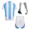 Youth Argentina Jersey Whole Kit Copa America 2024 Home - ijersey