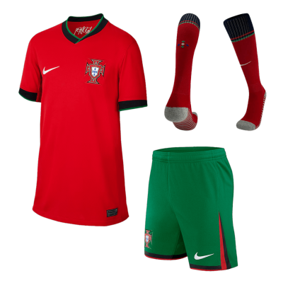 Youth Portugal Jersey Whole Kit EURO 2024 Home - ijersey