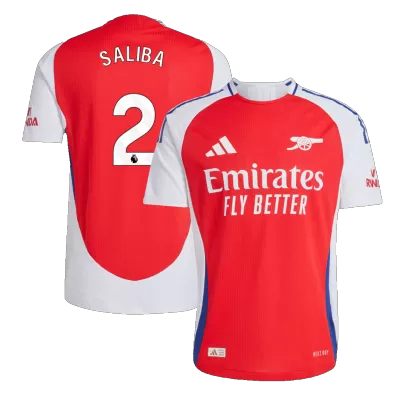 SALIBA #2 Arsenal Jersey 2024/25 Authentic Home - ijersey