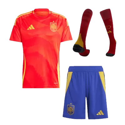 Spain Jersey Whole Kit EURO 2024 Home - ijersey