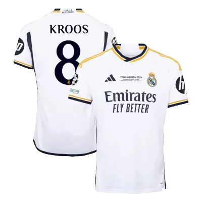 KROOS #8 Real Madrid Jersey 2023/24 Home - UCL FINAL - ijersey