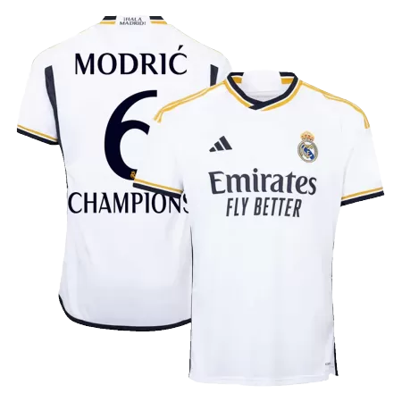 MODRIĆ #6 CHAMPIONS Real Madrid Jersey 2023/24 Home - ijersey