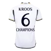 KROOS #6 CHAMPIONS Real Madrid Jersey 2023/24 Authentic Home - ijersey