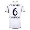 CARVAJAL #6 CHAMPIONS Real Madrid Jersey 2023/24 Authentic Home - ijersey