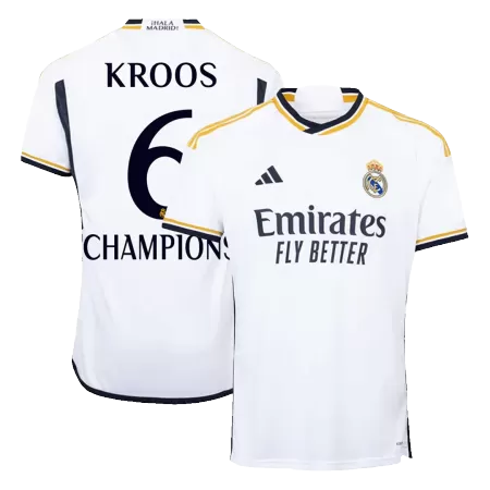 KROOS #6 CHAMPIONS Real Madrid Jersey 2023/24 Home - ijersey