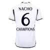 NACHO #6 CHAMPIONS Real Madrid Jersey 2023/24 Authentic Home - ijersey