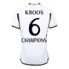 KROOS #6 CHAMPIONS Real Madrid Jersey 2023/24 Home - ijersey