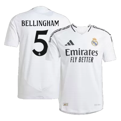 BELLINGHAM #5 Real Madrid Jersey 2024/25 Authentic Home - ijersey