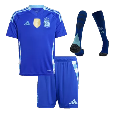 Youth Argentina Jersey Whole Kit 2024 Away - ijersey