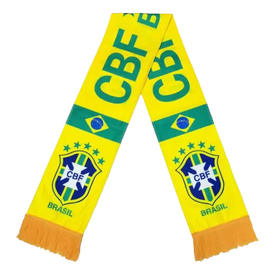 Brazil Soccer Scarf Yellow - ijersey