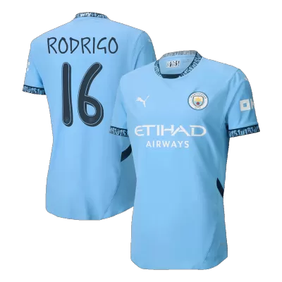 RODRIGO #16 Manchester City Jersey 2024/25 Authentic Home - UCL - ijersey