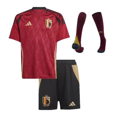 Youth Belgium Jersey Whole Kit EURO 2024 Home - ijersey