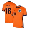 MALEN #18 Netherlands Jersey EURO 2024 Home - ijersey