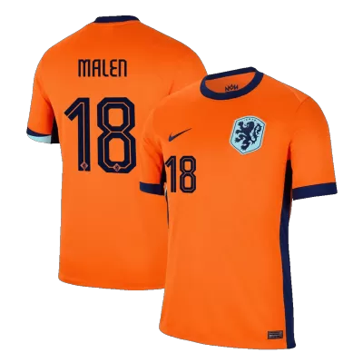 MALEN #18 Netherlands Jersey EURO 2024 Home - ijersey