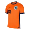 MALEN #18 Netherlands Jersey EURO 2024 Home - ijersey