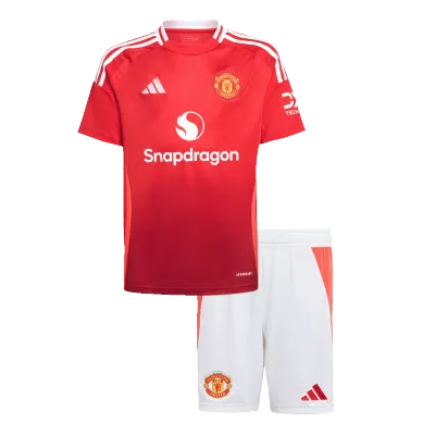 Youth Manchester United Jersey Kit 2024/25 Home - ijersey