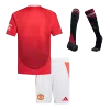 Youth Manchester United Jersey Whole Kit 2024/25 Home - ijersey