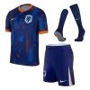 Netherlands Jersey Whole Kit EURO 2024 Away - ijersey