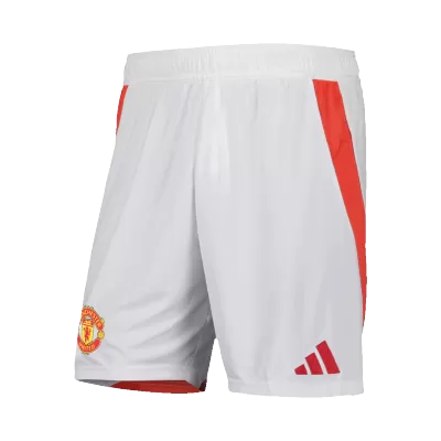 Manchester United Soccer Shorts 2024/25 Home - ijersey