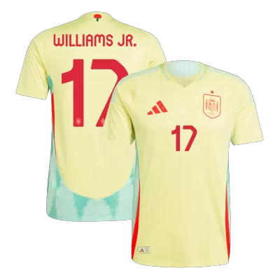 WILLIAMS JR. #17 Spain Jersey EURO 2024 Authentic Away - ijersey