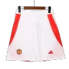 Manchester United Soccer Shorts 2024/25 Home - ijersey