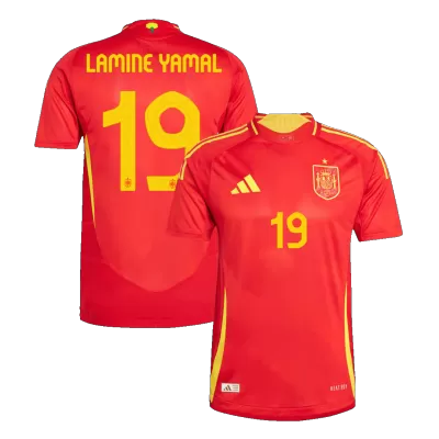 LAMINE YAMAL #19 Spain Jersey EURO 2024 Authentic Home - ijersey