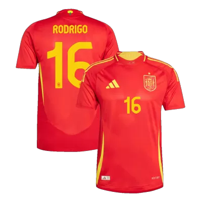 RODRIGO #16 Spain Jersey EURO 2024 Authentic Home - ijersey